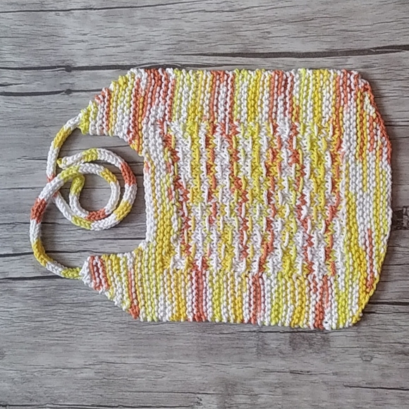 Hand Knit Baby Bib - Picture 2 of 5